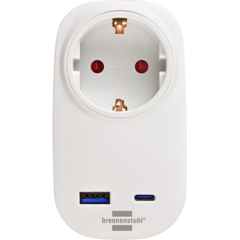 Brennenstuhl 1508210010 power plug adapter Type F White