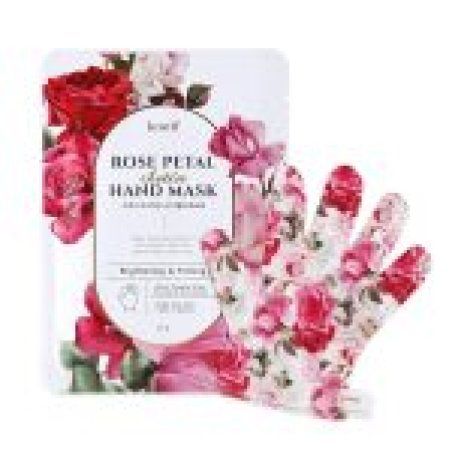 Rose Petal Satin Hand Mask single use, 1 piece