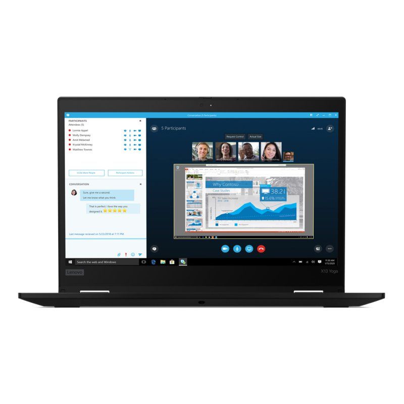 Lenovo ThinkPad X13 Yoga Gen 1 Intel Core™ i5 i5-10210U Hybride (2-en-1) 33,8 cm (13.3") Écran tactile Full HD 8 Go