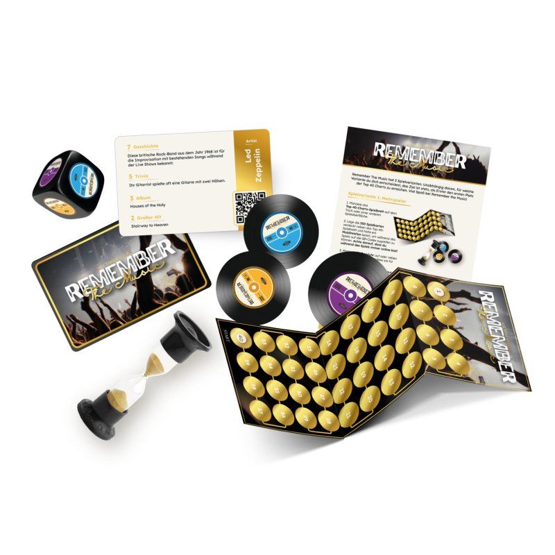 BOTI Remember The Music DE Jeu de cartes Trivia