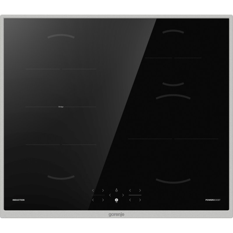 Gorenje GI6421BX Black Built-in 59.5 cm Zone induction hob 4 zone(s)
