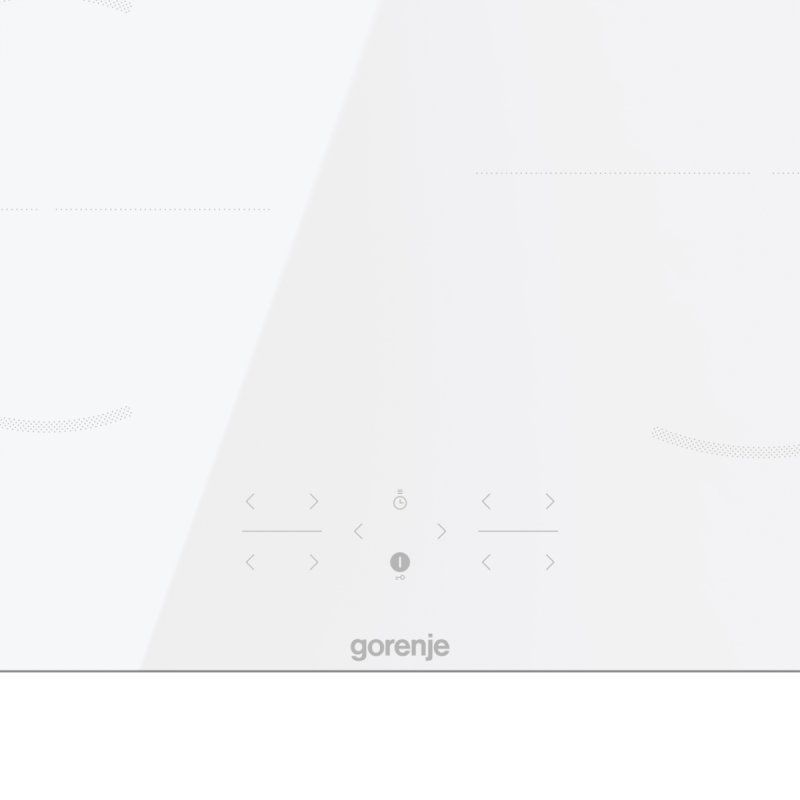 Gorenje GI6401WSC plaque Blanc Intégré 59.5 cm Céramique 4 zone(s)