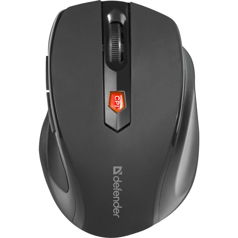 MOUSE DEFENDER ULTRA MM-315 RF BLACK OPTICAL 1600DPI 6P
