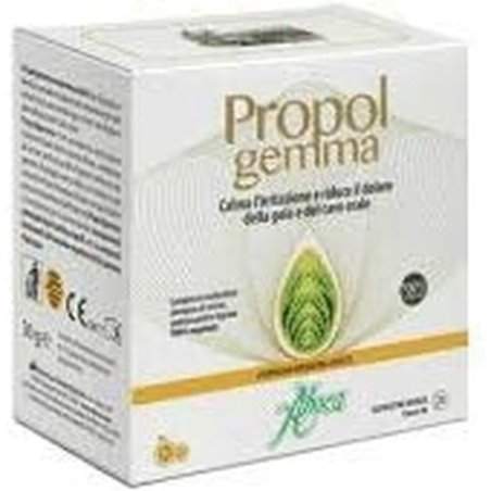 Aboca Propolgemma 20 Buccal Tablets for Adults - Protects the Mucous Membrane, Soothes Irritation, and Reduces Throat