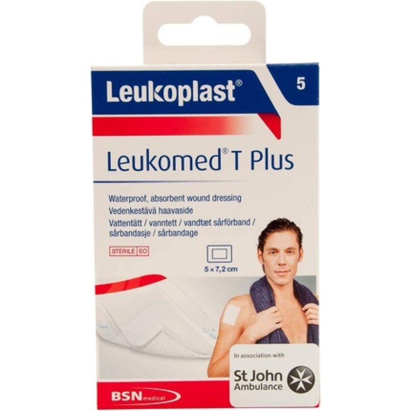 Aposito Leukomed T Plus Adhesive 8x10cm Dressing 5 Units
