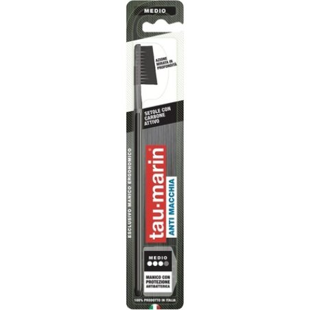 Tau-marin Professional 27 Black Stain-Resistant Antibacterial Toothbrush