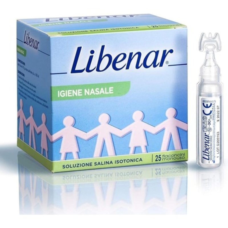 Libenar Sterile Saline Physiological Solution Without Preservatives 25 Vials