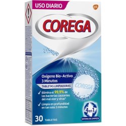 Corega Biactive Oxygen 30 Tablets