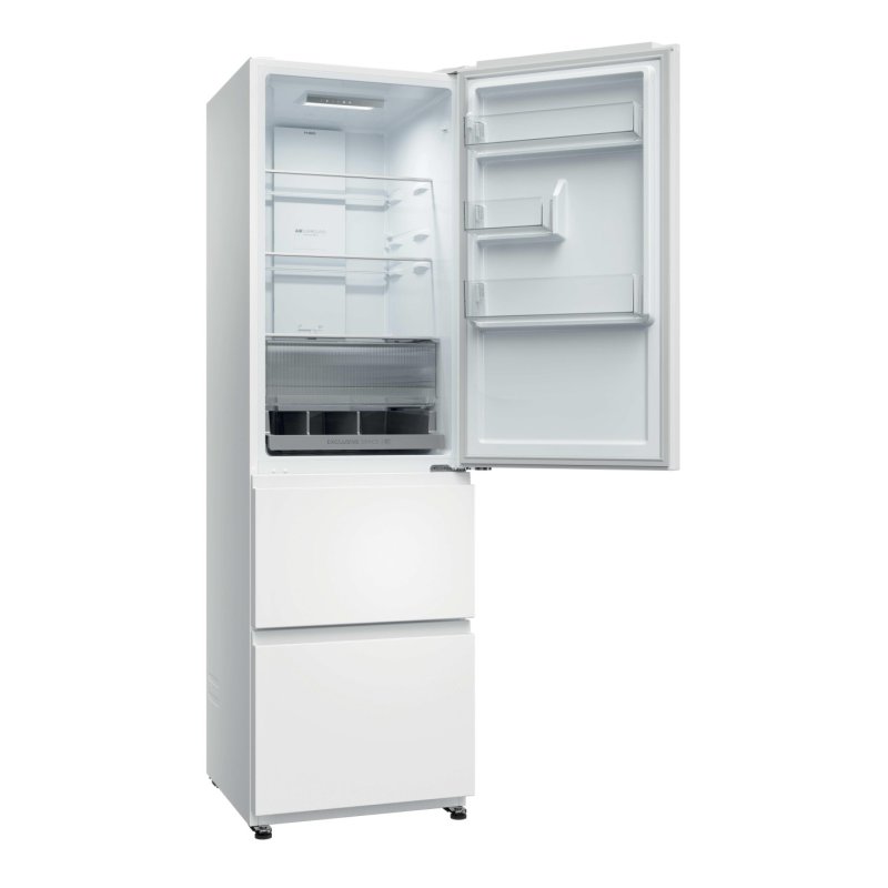 REFRIGERATEUR COMBINE 3PORTES No Frost. 185x55x62cm. 303L. 35 dB. Class *