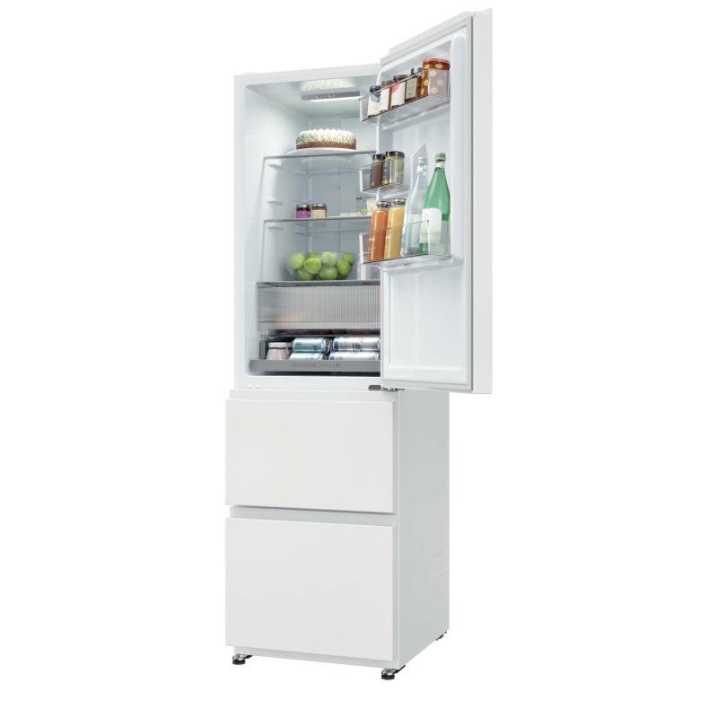 REFRIGERATEUR COMBINE 3PORTES No Frost. 185x55x62cm. 303L. 35 dB. Class *
