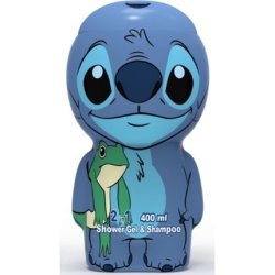 Stitch in 3D 2in1 Shower Gel and Shampoo Caramel and Jasmine Scented Bath Fun for Kids