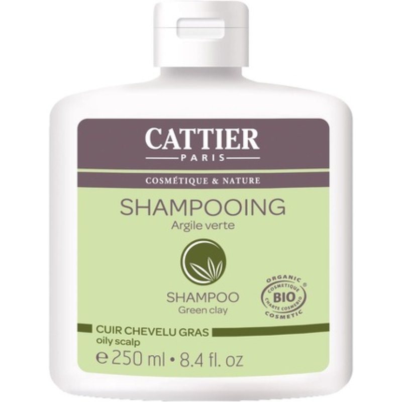 Cattier Green Clay Shampoo for Oily Hair 250ml