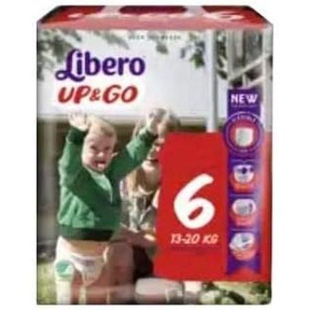 Libero UP&GO 6 Pull-Up Baby Nappies 13-20kg 18 Count