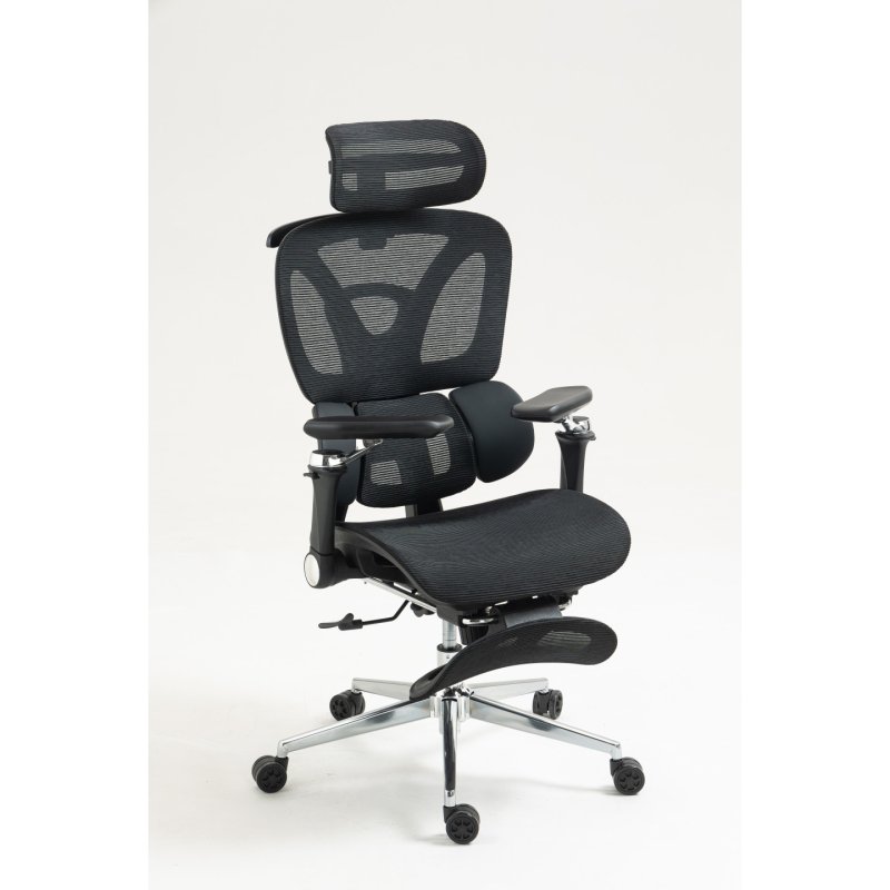 Activejet YK848 BK chaise et fauteuil de bureau Siège respirant Dossier grillagé