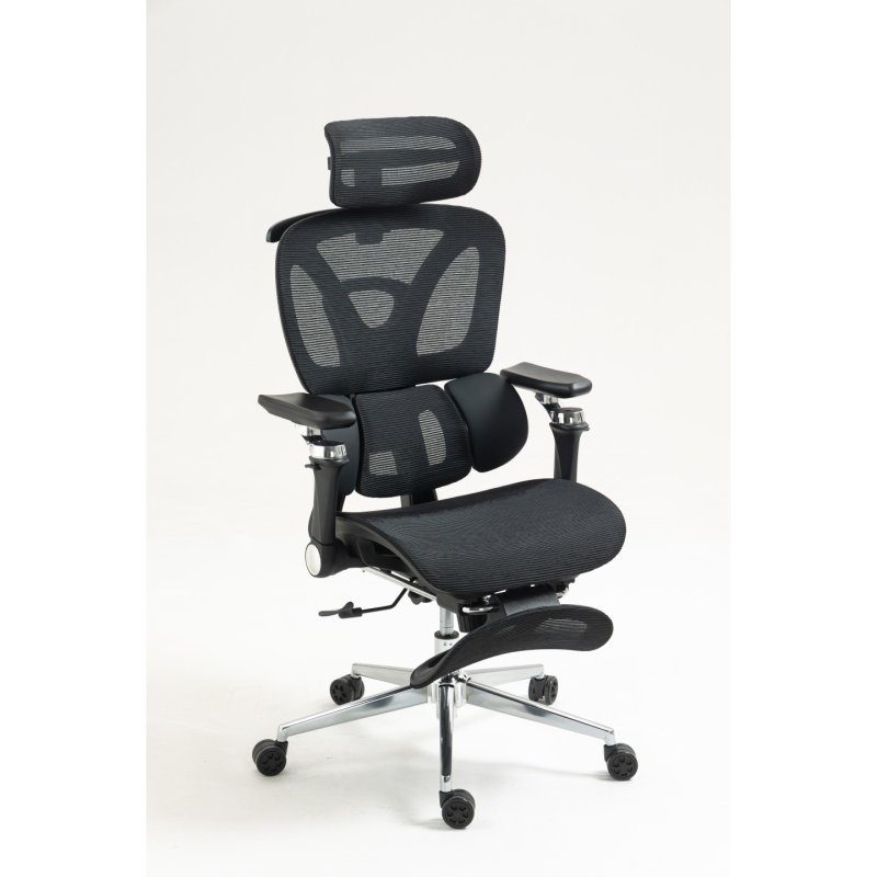 Activejet YK848 BK chaise et fauteuil de bureau Siège respirant Dossier grillagé
