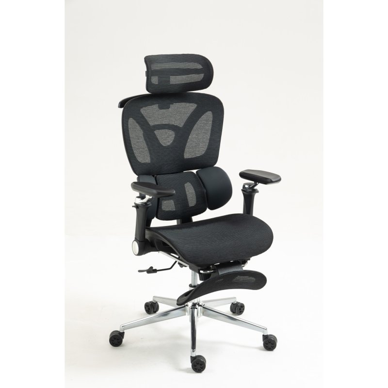 Activejet YK848 BK chaise et fauteuil de bureau Siège respirant Dossier grillagé