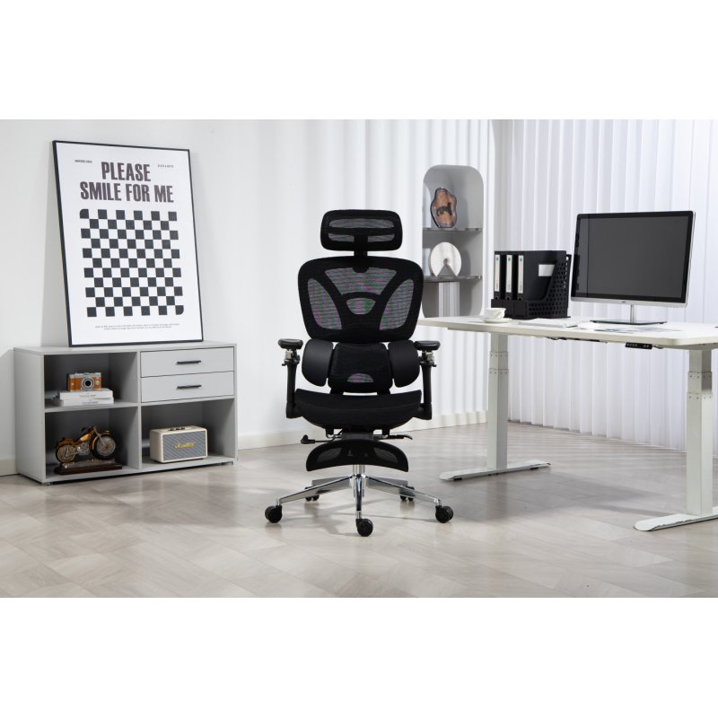 Activejet ergonomic office chair YK848 black