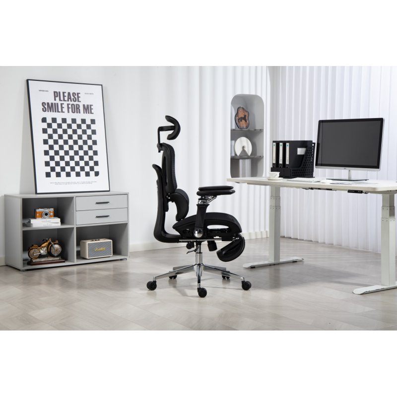 Activejet YK848 BK chaise et fauteuil de bureau Siège respirant Dossier grillagé