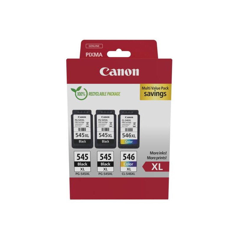 CANON PG-545XLx2/CL-546XL Ink Cartridge