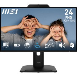 MSI Pro MP242PMG 23.8 Inch Monitor, FHD (1920 x 1080), 120Hz, IPS, 1ms, 1x HDMI 1.4b, 1x DP 1.2a, 1x D-Sub(VGA), 2xUSB