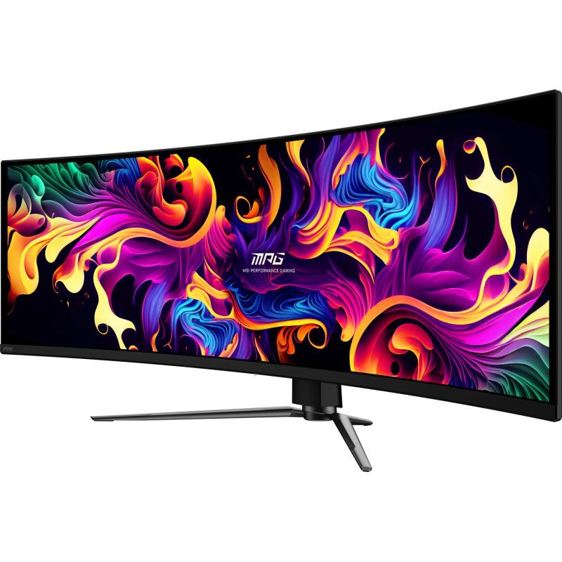 MSI MPG 491CQPX QD-OLED computer monitor 124.5 cm (49") 5120 x 1440 pixels Dual QHD Black