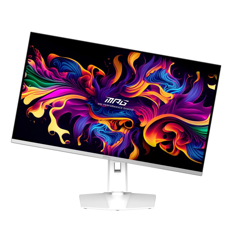 MSI MPG 321URXW QD-OLED computer monitor 80 cm (31.5") 3840 x 2160 pixels 4K Ultra HD White