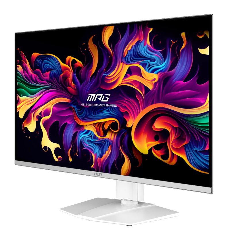 MSI MPG 321URXW QD-OLED computer monitor 80 cm (31.5") 3840 x 2160 pixels 4K Ultra HD White