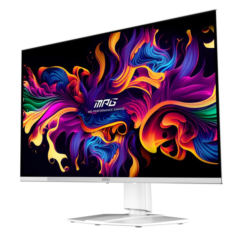 MSI MPG 321URXW QD-OLED computer monitor 80 cm (31.5") 3840 x 2160 pixels 4K Ultra HD White
