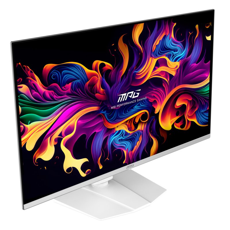 MSI MPG 321URXW QD-OLED écran plat de PC 80 cm (31.5") 3840 x 2160 pixels 4K Ultra HD Blanc