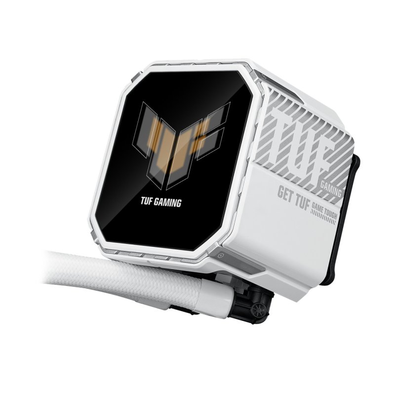 ASUS TUF Gaming LC III 360 ARGB LCD White Edition Boitier PC Refroidisseur de liquide tout-en-un 12 cm Blanc