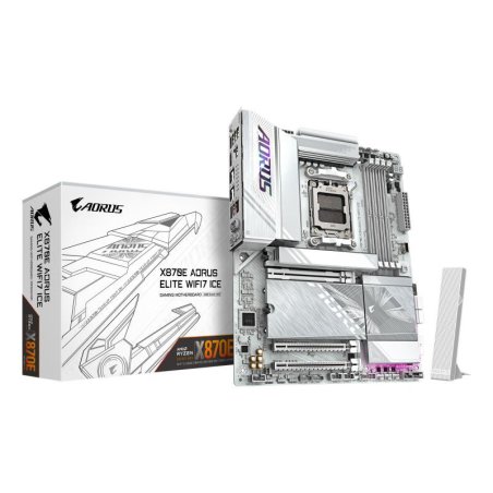 MB GBT AMD AM5 X870E AORUS ELITE WF7 ICE