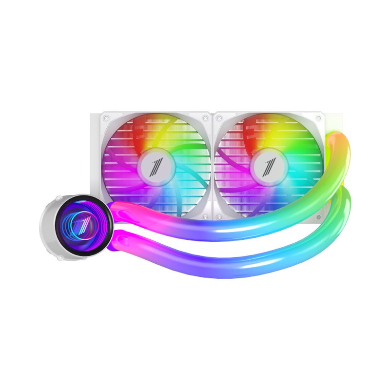 Kit Watercooling AIO 1stPlayer MT Infinite Space RGB - 240mm (Blanc)