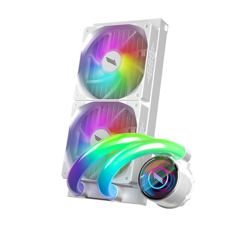 1STPLAYER MT(IS)-240-WH computer cooling system Processor All-in-one liquid cooler 12 cm White