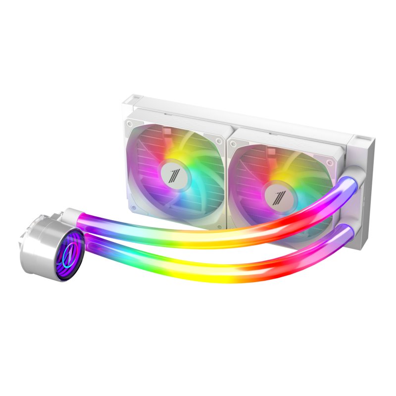 Kit Watercooling AIO 1stPlayer MT Infinite Space RGB - 240mm (Blanc)
