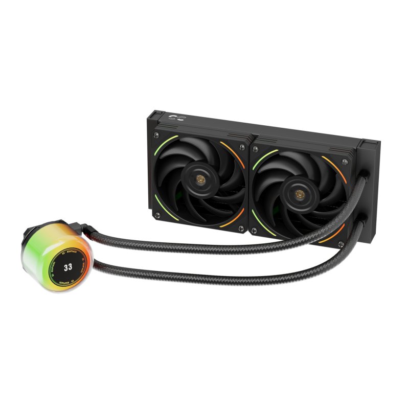 1STPLAYER CC-240-BK computer cooling system Processor All-in-one liquid cooler 12 cm Black