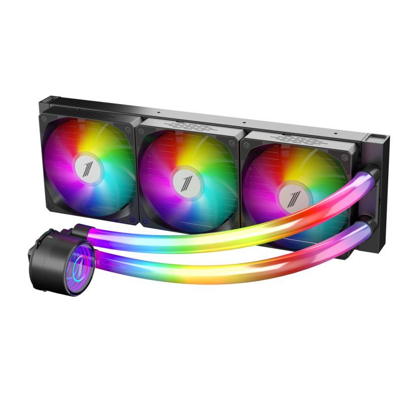1STPLAYER MT(IS)-360-BK computer cooling system Processor All-in-one liquid cooler 12 cm Black