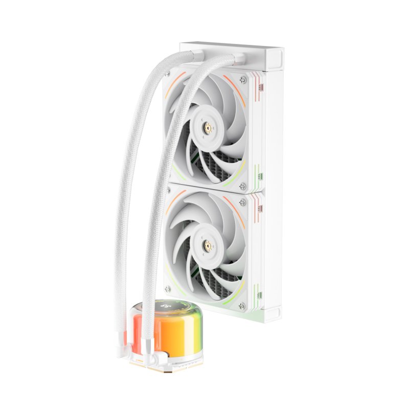 1STPLAYER CC-240-WH computer cooling system Processor All-in-one liquid cooler 12 cm White