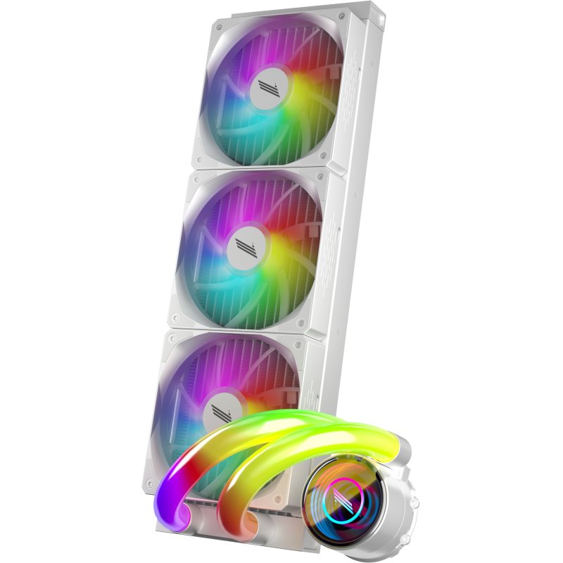 1STPLAYER MT(IS)-360-WH système de refroidissement d’ordinateur Processeur Refroidisseur de liquide tout-en-un 12 cm