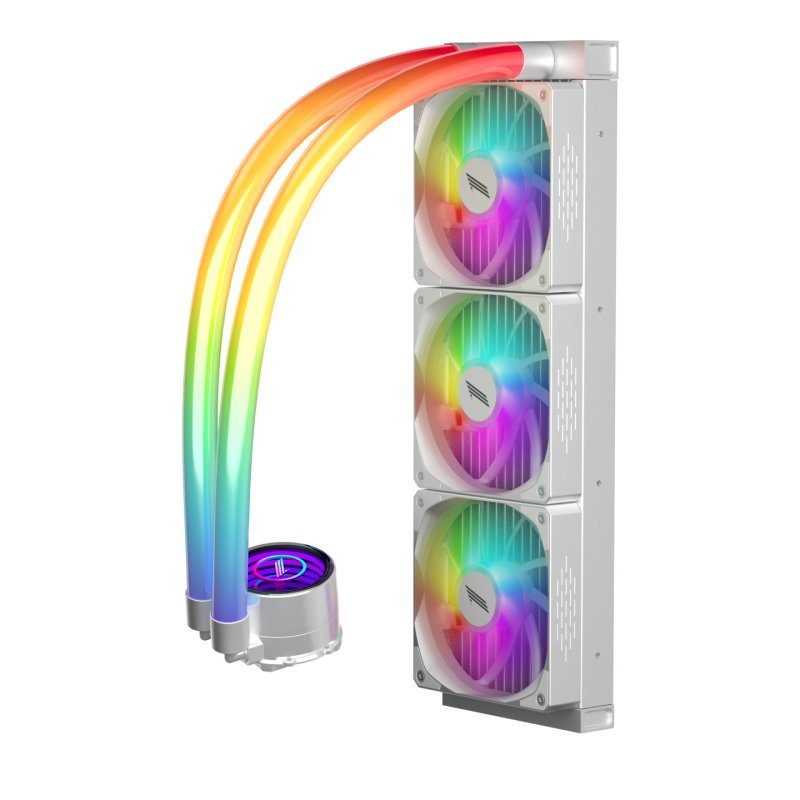 1STPLAYER MT(IS)-360-WH computer cooling system Processor All-in-one liquid cooler 12 cm White