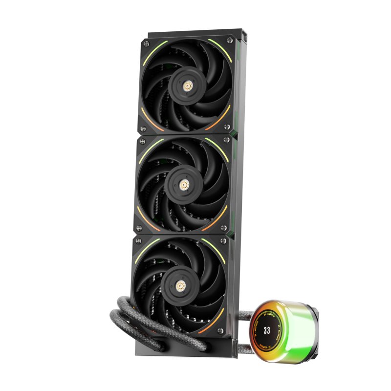 1STPLAYER CC-360-BK computer cooling system Processor All-in-one liquid cooler 12 cm Black