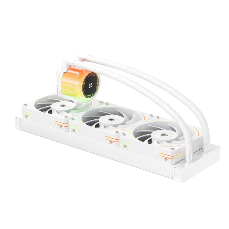 Kit Watercooling AIO 1stPlayer CC RGB - 360mm (Blanc)