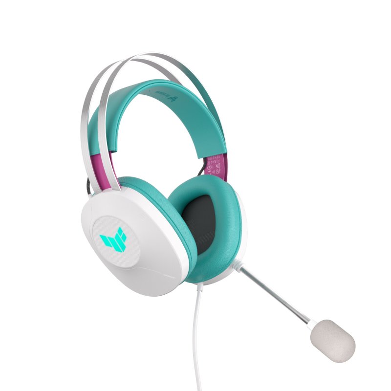 Asus TUF Gaming H1 Gen II Hatsune Miku Edition Lightweight Gaming Headset, USB-A, Surround Sound, TeamSpeak Mic,