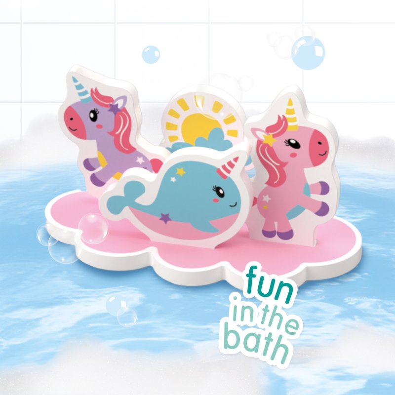SES Creative - Bath Time Unicorn Island - (S13253)