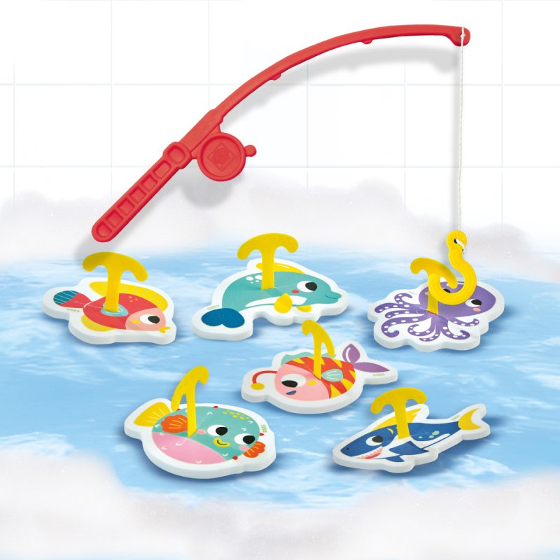SES Creative Tiny Talents Jeu de pêche à la ligne pour le au bain