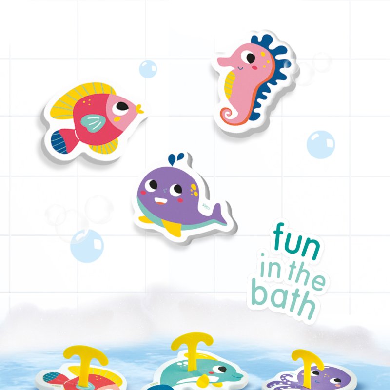 SES Creative Tiny Talents Jeu de pêche à la ligne pour le au bain