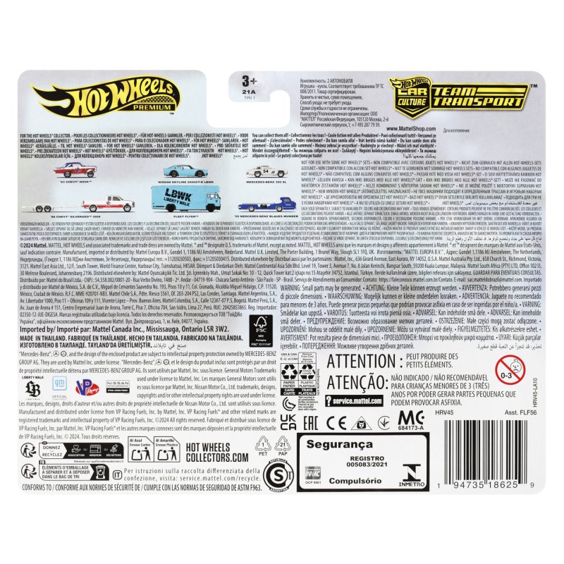Hot Wheels HW NISSAN SKYLINE 2000 GT-R LBWK