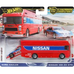 Hot Wheels Car Culture: Team Transport Euro Hauler & '94 Nissan 300ZX GTS
