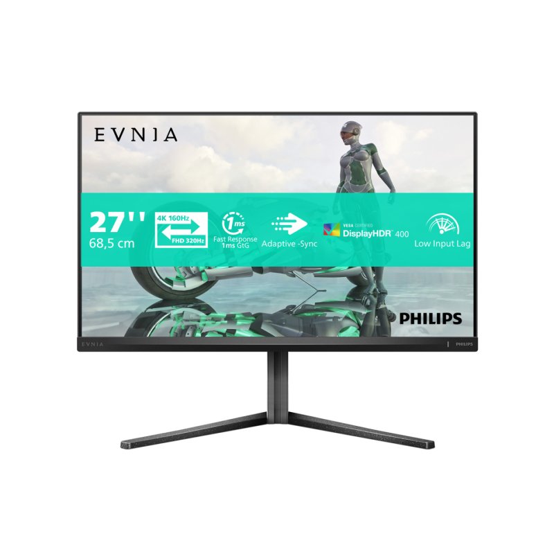 Philips Evnia 3000 27M2N3800A/00 écran plat de PC 68,6 cm (27") 3840 x 2160 pixels 4K Ultra HD LCD Gris