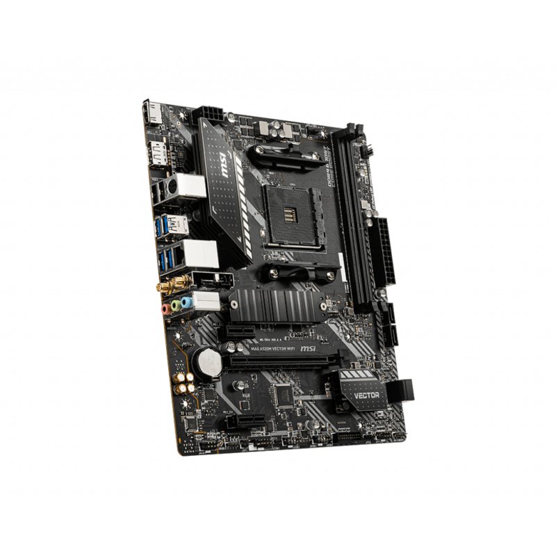 MSI MAG A520M VECTOR WIFI motherboard AMD A520 Socket AM4 micro ATX