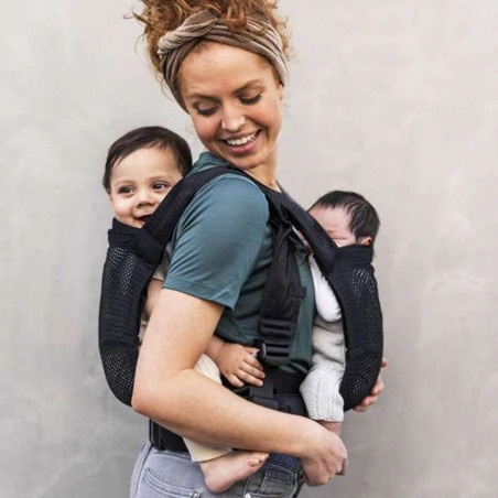 Mini Monkey Baby Tandem Carrier - Black